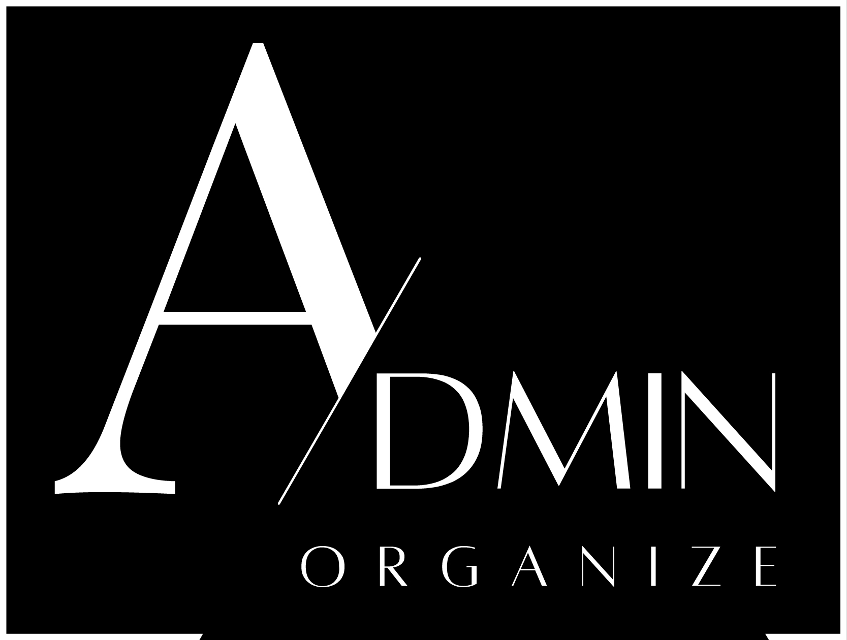 Logo wit op zwart